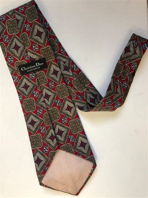 christian dior tie labels|Christian Dior tie vintage.